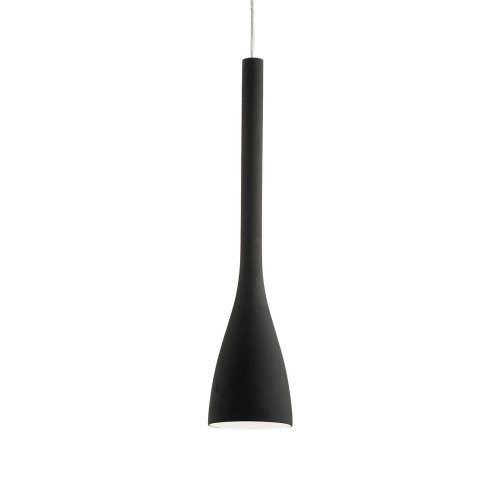 Светильник подвесной FLUT SP1 BIG NERO Ideal Lux чёрный 1 лампа, основание чёрное в стиле современный 