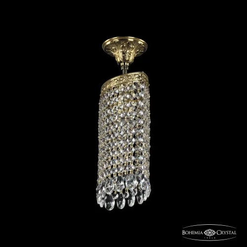 Светильник потолочный 19203/20IV G Bohemia Ivele Crystal прозрачный 1 лампа, основание золотое в стиле классический sp фото 2