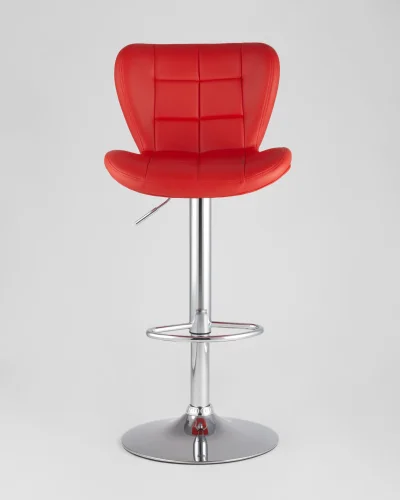 Стул барный ПОРШЕ красный NP (набор 2 шт) УТ000038607 Stool Group, красный/экокожа, ножки/металл/, размеры - 890*1110****