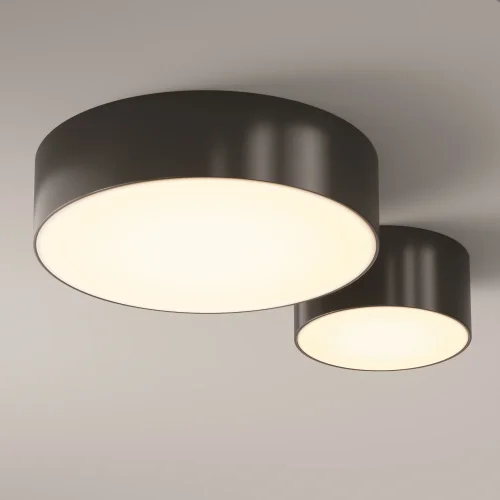 Накладной светильник уличный LED Zon IP O430CL-L15B3K Maytoni уличный IP65 чёрный на 1 лампу, плафон чёрный в стиле хай-тек современный LED фото 13