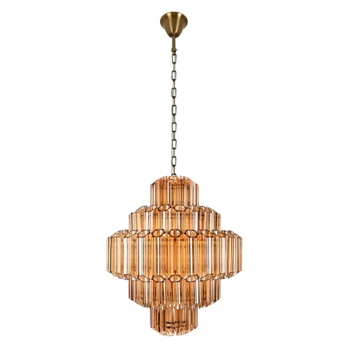 Люстра подвесная Селебрейшн / Celebration 10579/600 Amber LOFT IT янтарная на 19 ламп, основание бронзовое в стиле современный Люстра подвесная Селебрейшн / Celebration 10579/600 Amber LOFT IT янтарная на 19 ламп, основание бронзовое в стиле современный