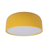 Светильник потолочный LED Axel 10201/350 Yellow LOFT IT белый жёлтый 1 лампа, основание жёлтое в стиле современный тарелка