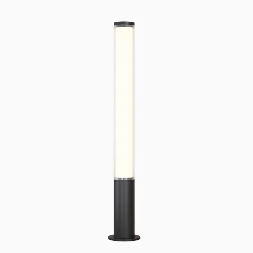 Парковый светильник LED Ster O467FL-L50B3K Maytoni уличный IP чёрный на 1 лампу, плафон белый в стиле современный хай-тек LED