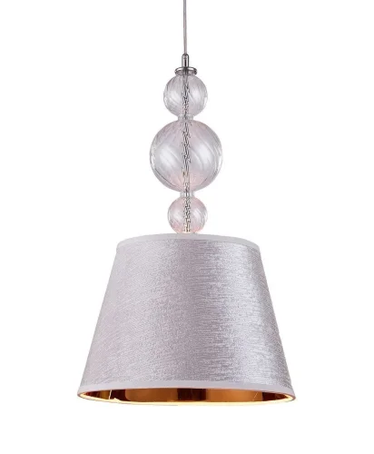 Светильник подвесной Muraneo LDP 1123 SL Lumina Deco серебряный 1 лампа, основание серебряное в стиле современный 