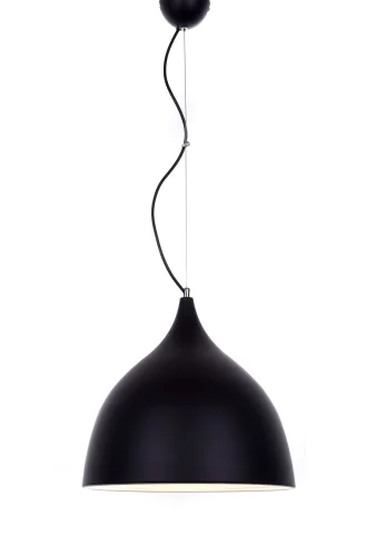 Светильник подвесной Vittorio LDP 7520 BK MAT Lumina Deco чёрный 1 лампа, основание чёрное в стиле современный  фото 2