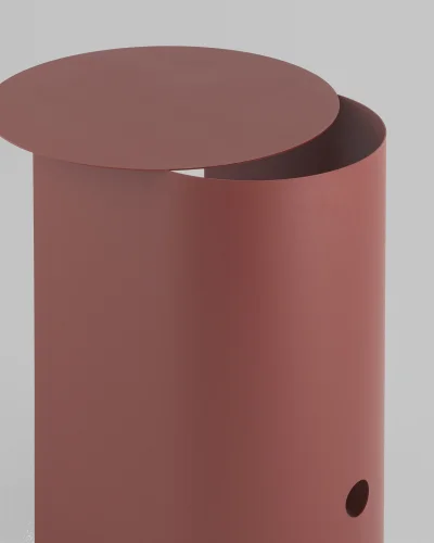 Журнальный столик Floire, металл, бордовый УТ000041883 Stool Group столешница из фото 4