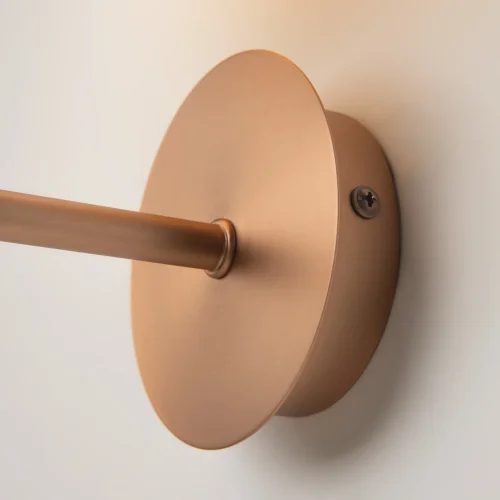 Бра Erich MOD221-WL-01-G Maytoni белый на 1 лампу, основание золотое в стиле современный фото 7