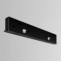 Коннектор питания прямой Magnetic track system Levity TRA184IPC-1B Maytoni чёрный в стиле хай-тек современный для светильников серии Magnetic track system Levity levity магнитная