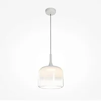 Светильник подвесной LED Spirito MOD286PL-L18W3K Maytoni белый на 1 лампу, основание белое в стиле современный хай-тек 