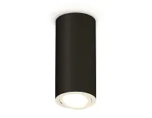 Светильник накладной XS7443001 Ambrella light чёрный 1 лампа, основание чёрное в стиле модерн хай-тек круглый