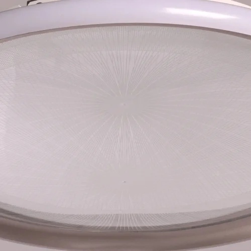 Люстра потолочная LED с пультом Норден 660013901 DeMarkt белая на 1 лампа, основание белое в стиле хай-тек с пультом фото 8