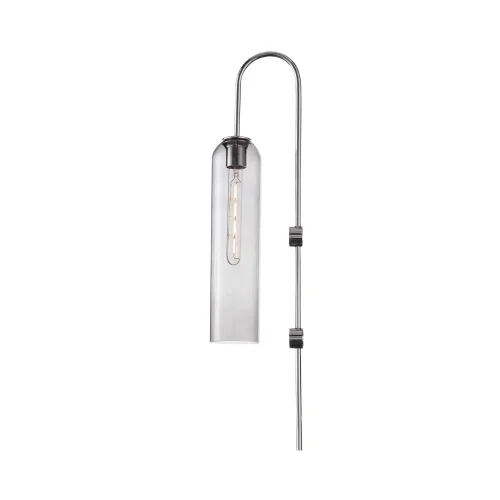 Бра Callana SL1145.141.01 ST-Luce серый прозрачный на 1 лампа, основание хром в стиле современный  фото 2