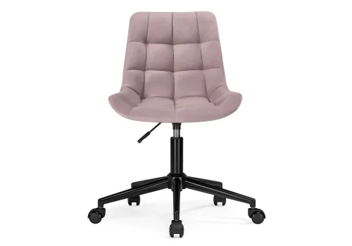 Компьютерное кресло Честер розовый (california 390) / черный 539244 Woodville, розовый/велюр, ножки/пластик/чёрный, размеры - *920***490*600 фото 2