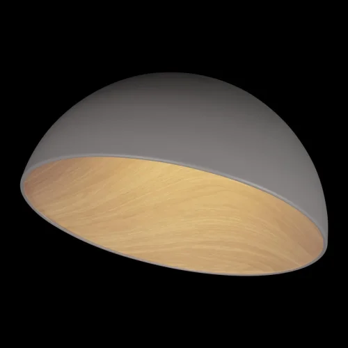 Светильник потолочный LED Egg 10197/500 Grey LOFT IT белый 1 лампа, основание серое в стиле современный  фото 4
