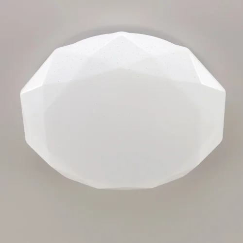 Светильник потолочный LED с пультом Астрон CL733330G Citilux белый 1 лампа, основание белое в стиле современный хай-тек с пультом фото 3