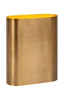 Бра Ovalis 12219/02/02 Lucide матовый золото латунь 2 лампы, основание матовое золото латунь в стиле современный 