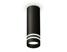 Светильник накладной Techno spot XS6343042 Ambrella light чёрный 1 лампа, основание чёрное в стиле современный круглый