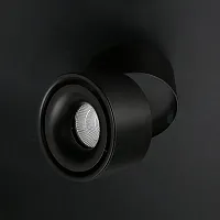 Светильник потолочный AGENDA Black 10W 191828-26 ImperiumLoft чёрный 1 лампа, основание чёрное в стиле современный 