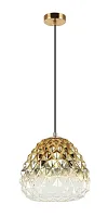 Светильник подвесной Unban 2104/30/01P Stilfort золотой 1 лампа, основание золотое в стиле современный 