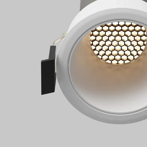 Светильник точечный LED Dip DL116-10W-3K-W Maytoni белый на 1 лампу, основание белое в стиле современный хай-тек круглый фото 9