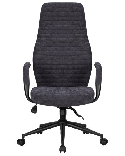 Офисное кресло для руководителей DOBRIN LOKI (антрацит (VRH230-01)) цвет сиденья антрацит (VRH230-01), цвет основания черный Dobrin, антрацит/текстиль, ножки/металл/, размеры - 1175*1260**** фото 6