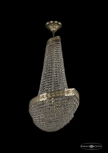 Люстра потолочная хрустальная 19323/H2/60IV G Bohemia Ivele Crystal прозрачная на 8 ламп, основание золотое в стиле классический sp фото 2