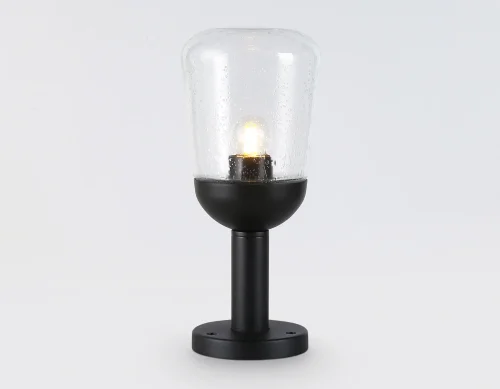 Парковый светильник ST2085 Ambrella light уличный IP54 чёрный 1 лампа, плафон прозрачный в стиле хай-тек современный E27 фото 2
