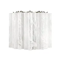 Бра Мурано / Murano 10580W White LOFT IT белый на 3 лампы, основание бронзовое в стиле арт-деко современный 