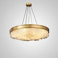 Люстра подвесная VERONA A L16 193710-23 ImperiumLoft прозрачная на 16 ламп, основание латунь в стиле современный 