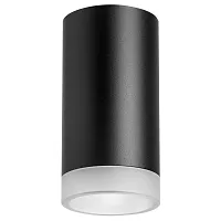 Светильник накладной Rullo R43730 Lightstar чёрный 1 лампа, основание чёрное в стиле хай-тек современный круглый