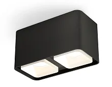 Светильник накладной Techno Spot XS XS7851021 Ambrella light чёрный 2 лампы, основание чёрное в стиле хай-тек современный прямоугольный