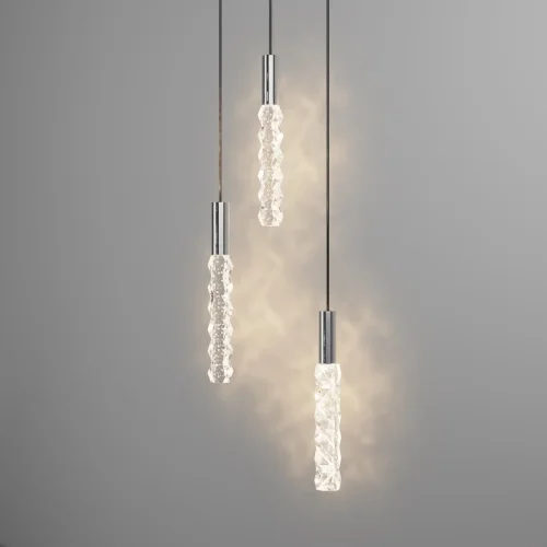 Светильник подвесной LED Selemo MOD328PL-L9CH3K Maytoni прозрачный на 1 лампу, основание хром в стиле современный фото 4 Светильник подвесной LED Selemo MOD328PL-L9CH3K Maytoni прозрачный на 1 лампу, основание хром в стиле современный фото 4