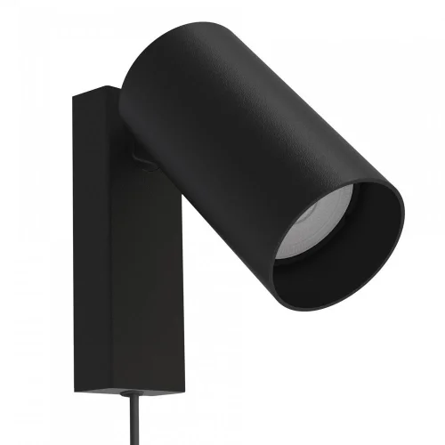 Бра с выключателем в розетку Mono 7786-NW Nowodvorski чёрный на 1 лампу, основание чёрное в стиле современный в розетку