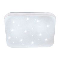 Светильник потолочный LED Frania-S 97883 Eglo белый 1 лампа, основание белое в стиле современный квадраты