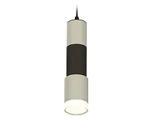 Светильник подвесной XP7423022 Ambrella light чёрный серый 1 лампа, основание чёрное в стиле модерн хай-тек трубочки