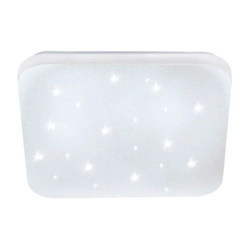 Светильник потолочный LED Frania-S 97883 Eglo белый на 1 лампу, основание белое в стиле современный квадраты