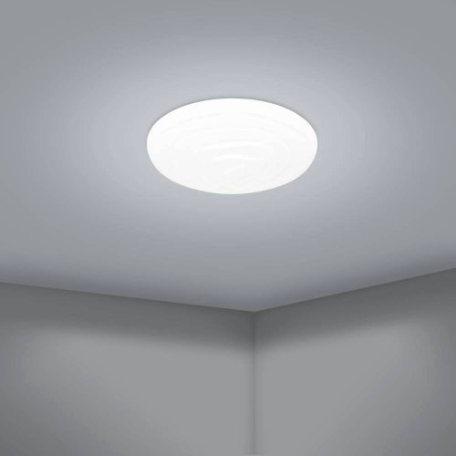 Светильник потолочный LED Battistona 900606 Eglo белый 1 лампа, основание белое в стиле модерн  фото 2