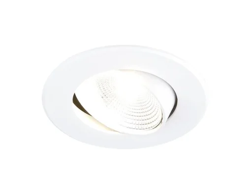 Светильник точечный LED S480 W Ambrella light белый 1 лампа, основание белое в стиле хай-тек современный 
