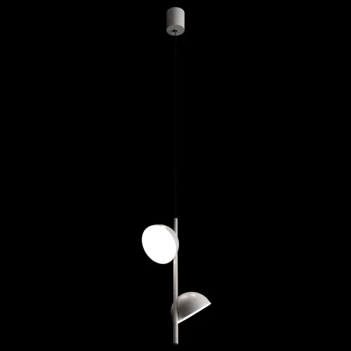 Светильник подвесной LED Mons 10335 White LOFT IT белый 2 лампы, основание белое в стиле современный хай-тек  фото 2