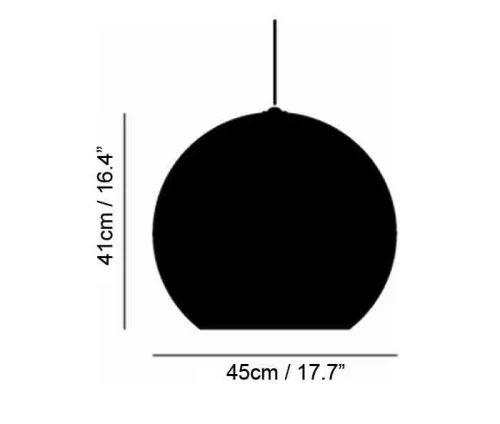 Светильник подвесной Copper Shade Black D35 182706-22 ImperiumLoft чёрный 1 лампа, основание чёрное в стиле современный арт-деко  фото 2