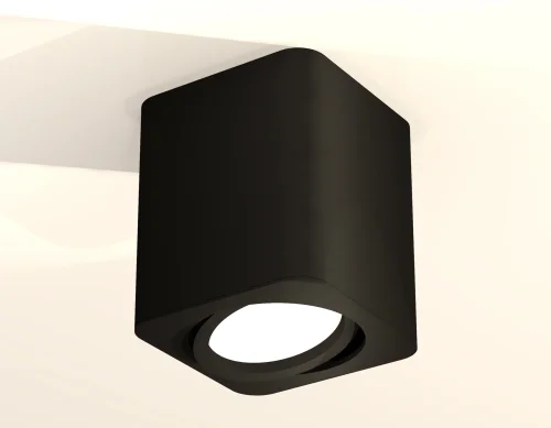 Светильник накладной Techno Spot XS XS7813010 Ambrella light чёрный 1 лампа, основание чёрное в стиле модерн хай-тек квадратный фото 2