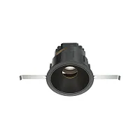 Светильник точечный LED Wise DL057-10W4K-B Maytoni чёрный на 1 лампу, основание чёрное в стиле хай-тек современный 