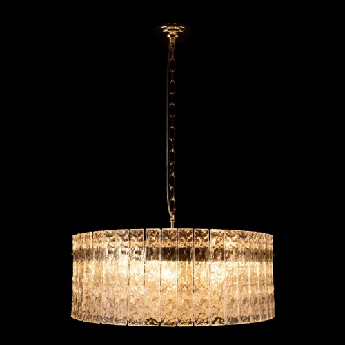 Люстра подвесная хрустальная Nevada 10297/600 French gold LOFT IT прозрачная на 12 ламп, основание золотое в стиле современный  фото 4