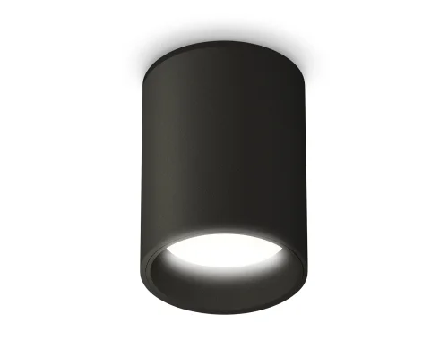 Светильник накладной Techno spot XS6313021 Ambrella light чёрный 1 лампа, основание чёрное в стиле современный круглый