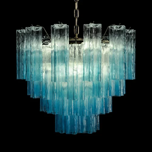 Люстра подвесная Мурано / Murano 10580/600 Clear blue LOFT IT синяя на 10 ламп, основание бронзовое в стиле современный арт-деко фото 4 Люстра подвесная Мурано / Murano 10580/600 Clear blue LOFT IT синяя на 10 ламп, основание бронзовое в стиле современный арт-деко фото 4