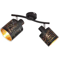 Спот с 2 лампами Tunno 15342-2 Globo чёрный E14 в стиле современный 