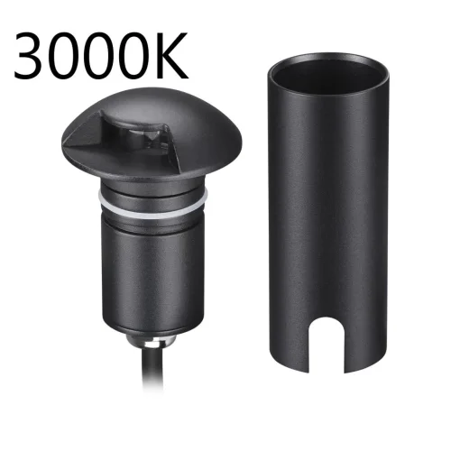 Встраиваемый светильник уличный LED Wald 6662/1GL3 Odeon Light уличный IP67 чёрный на 1 лампу, плафон чёрный в стиле минимализм LED