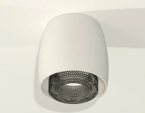Светильник накладной Techno spot XS1141021 Ambrella light белый 1 лампа, основание белое в стиле хай-тек современный круглый фото 2
