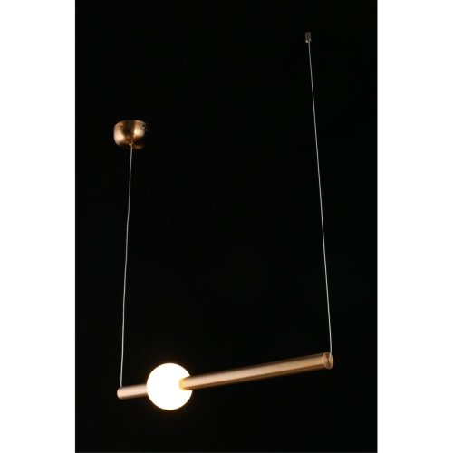 Светильник подвесной LED Zhozefin APL.038.16.12 Aployt белый 1 лампа, основание бронзовое в стиле современный  фото 5