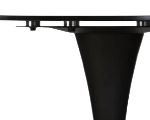 Стол обеденный 209TD-LMZL MIA, черная столешница, черное основание (B-03) Dobrin столешница чёрная из стекло фото 5